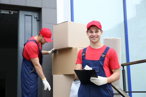 Professional moving team preparing house removals in Whetstone