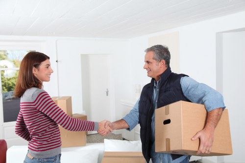 Careful transport of office furniture during a Whetstone relocation