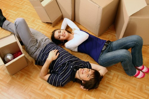 Furniture being carefully moved during a Whetstone house relocation