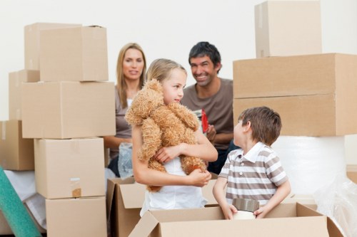 Organized storage space in Whetstone for boxes, furniture, and documents